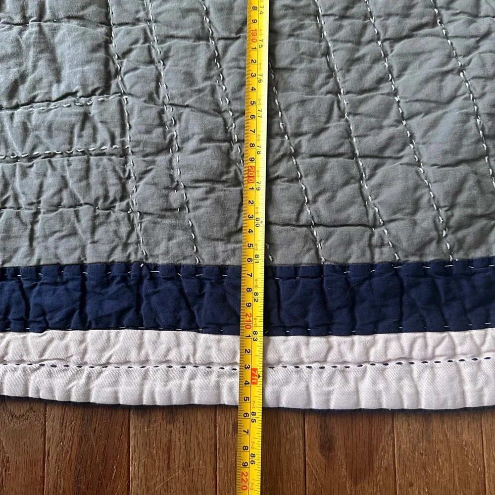 Pottery Barn Kids Star Wars Twin Quilt Boys X-Wing TIE Fighter Grey 2014 Bedroom